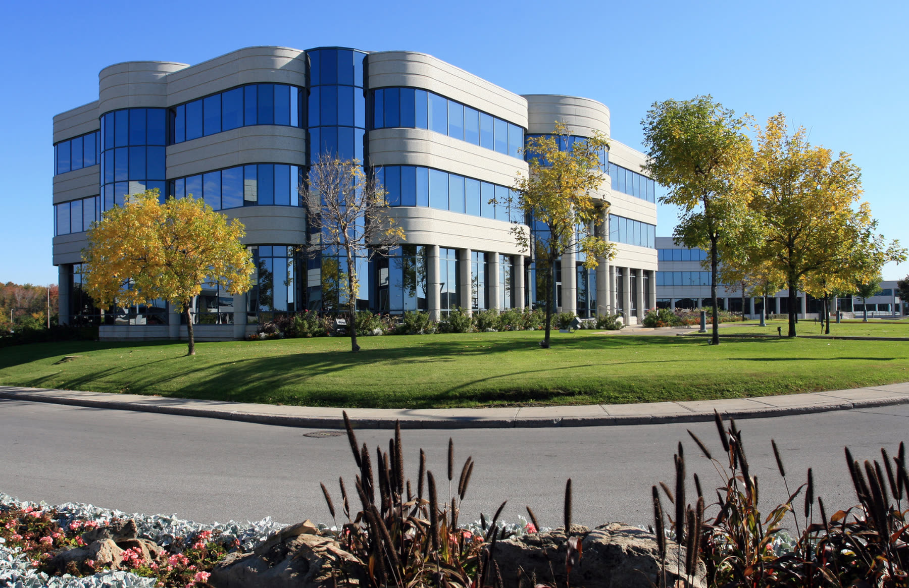 Modern commercial office building